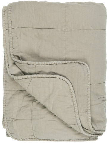 Ib Laursen Vintage quilt, linen, L180 cm, B130 cm