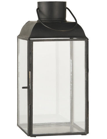Ib Laursen Lanterne med afrundet tag, Gustav, Metal, H22 cm, B10 cm
