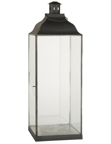 Ib Laursen Lanterne høj Gorm, Metal, sort, H70,5 cm, B24 cm
