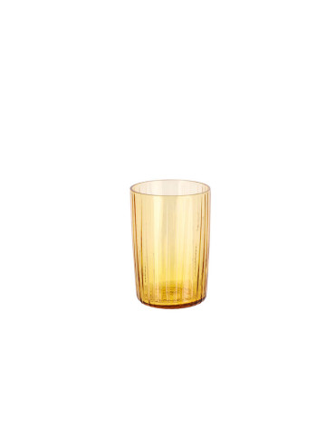 Christian Bitz Kusintha vandglas, amber, H10 cm, D7 cm