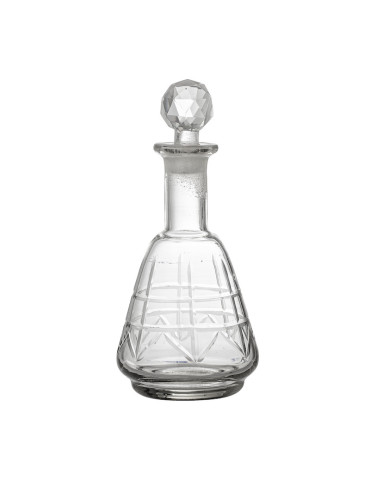 Bloomingville Acer flaske med låg, glas, H19,5 cm, Ø8,5 cm