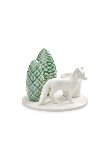 Dottir Winterstories Fox, porcelæn, H10 cm, B10 cm