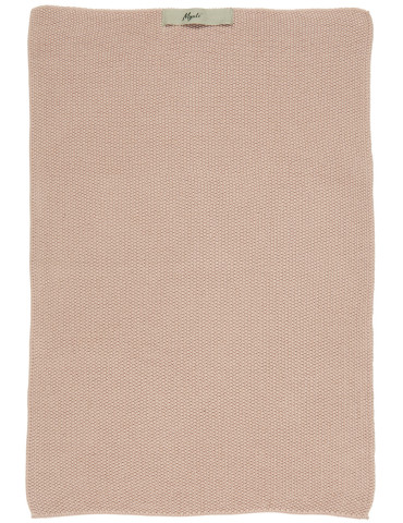 Ib Laursen Mynte håndklæde, strikket, bomuld, coral almond, B40 cm, L60 cm