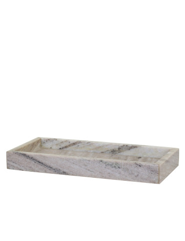 Chic Antique Morlaix bakke, marmor, latte, L30 cm, B14 cm