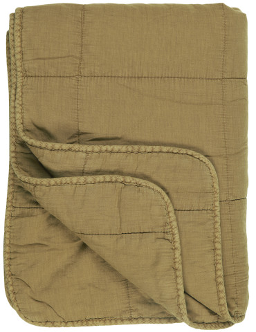 Ib Laursen Vintage quilt, clay, L180 cm, B130 cm